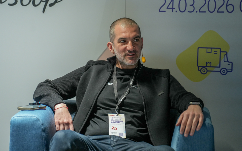 Stefan Chorbanov during a panel discussion