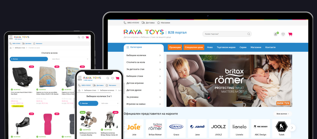 B2B online store Raya Toys