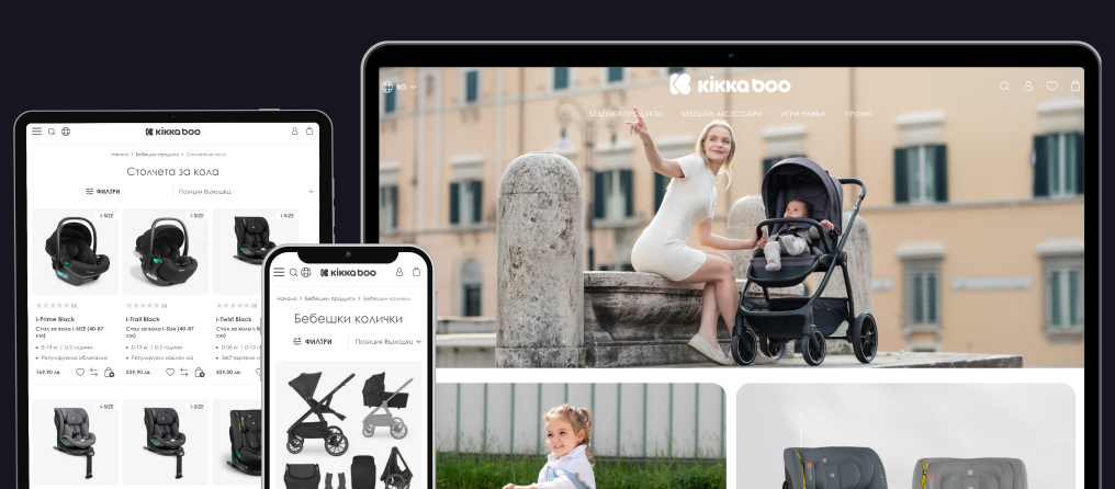 B2C online store Kikkaboo.bg