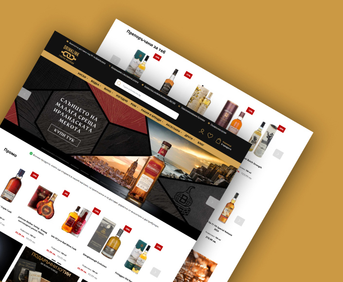 Redesign and migration of Drinklink online store to Hyvä Storefront - 1