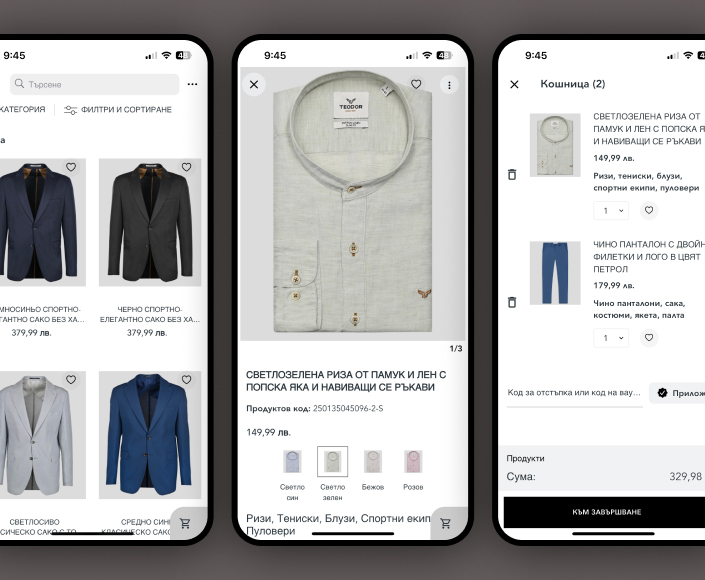 Mobile app for Teodor - 2