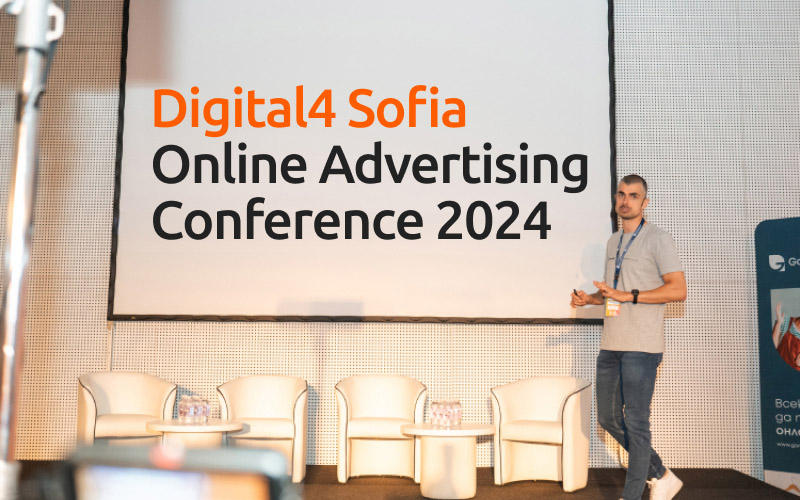 Stenik shared how businesses need to manage their online investments if they want to sell more in the long run at Digital4 Sofia - Online Advertising Conference 2024