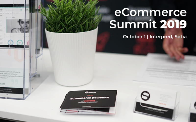 Stenik with a presentation during eCommerce Summit on 01.10.2019