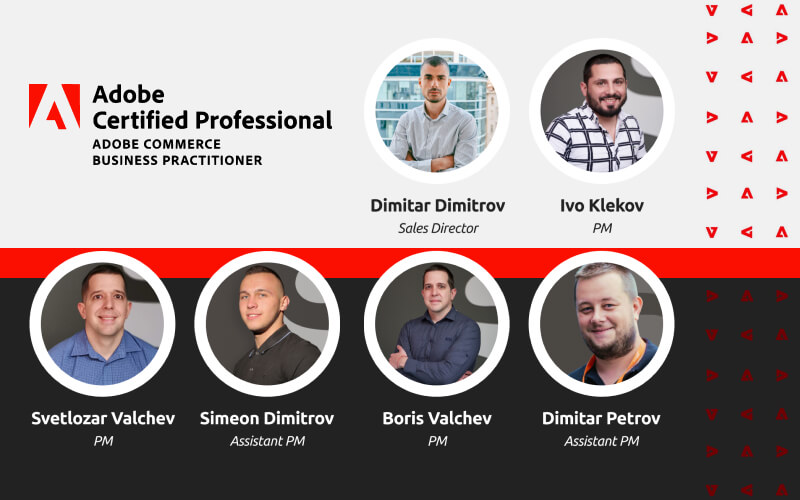 What does the Adobe Commerce Business Practitioner Professional certificate represent, and who at Stenik holds it?