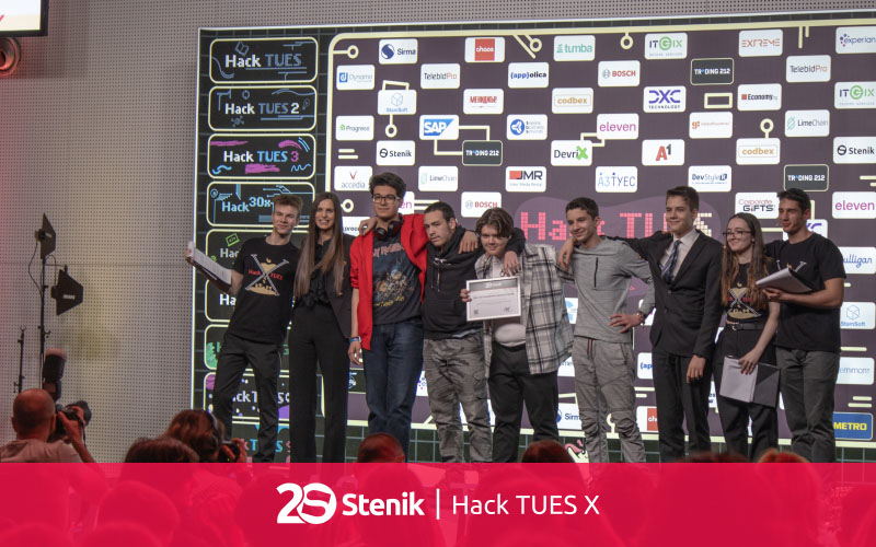 Programmers from Stenik as mentors and jury within the tenth anniversary edition - Hack TUES X