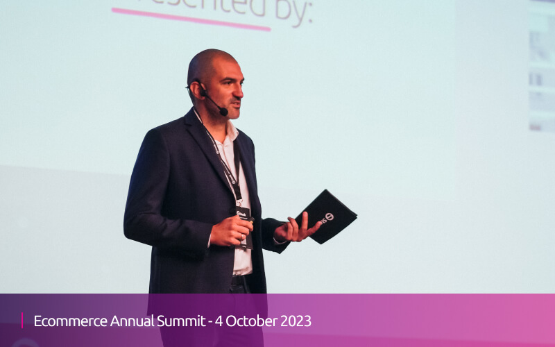 "Bridging the gap between web and mobile commerce in the most efficient way.” – the presentation delivered by Stefan Chorbanov at the eCommerce Annual Summit 2023