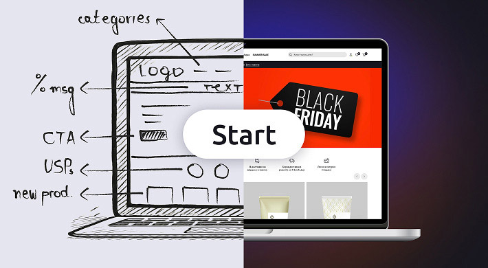 UI/UX design and competitive analysis for a new online store
